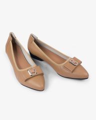 Giày Đế Xuồng Hạnh Dung Nơ Phối Khóa HD1124AV