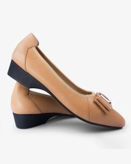 Giày Đế Xuồng Hạnh Dung Nơ Phối Khóa HD1124AV