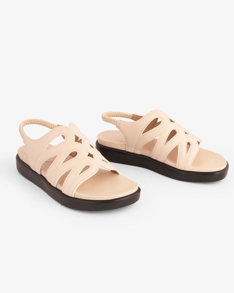 Sandal Xuồng Hạnh Dung Quai Khoét Hậu Thun HD1140AV