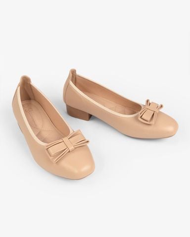 Giày Búp Bê Hạnh Dung Nơ Cuộn HD1151AV