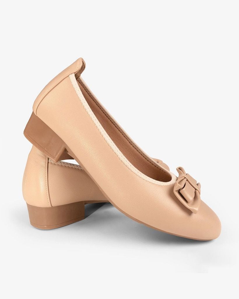 Giày Búp Bê Hạnh Dung Nơ Cuộn HD1151AV