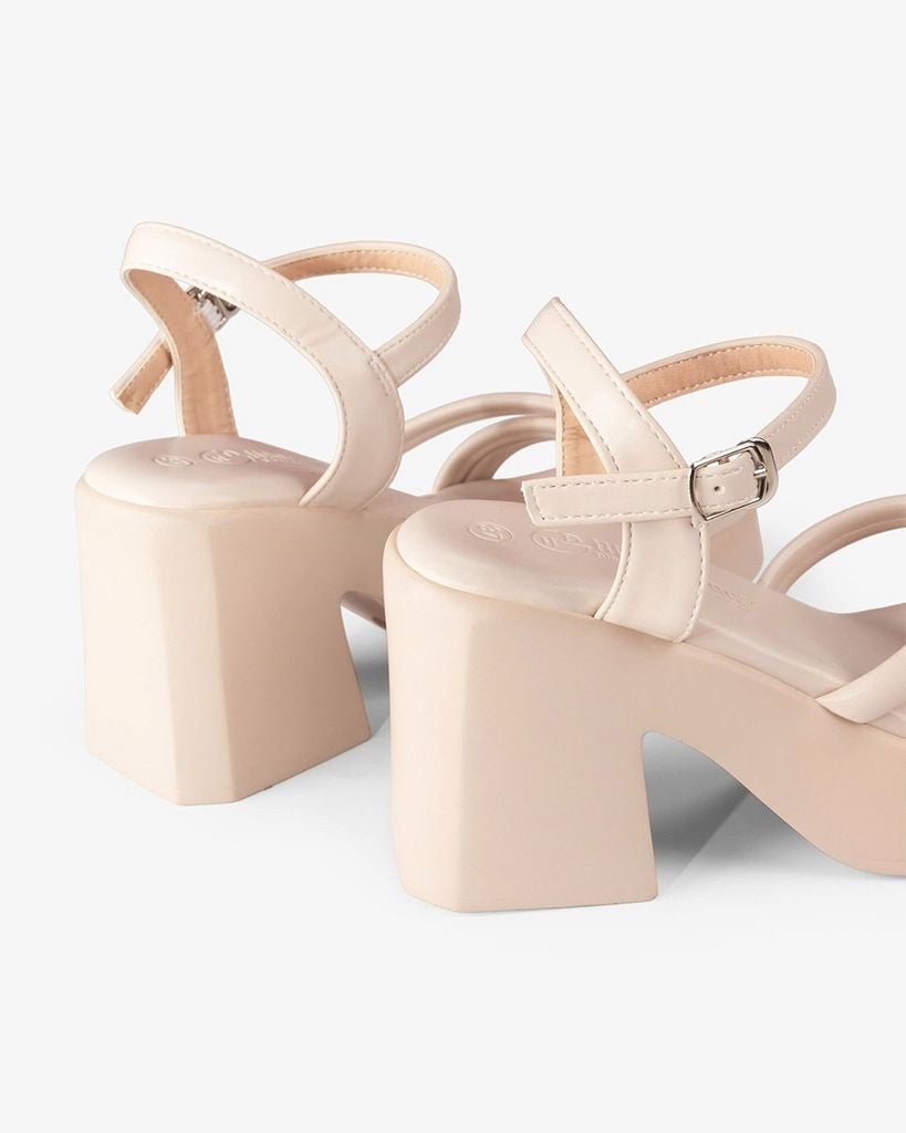 Sandal Cao Gót Hạnh Dung Quai Mảnh Chéo HD1170AV