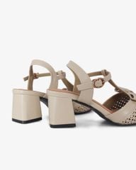 Giày Sandal Hạnh Dung Bít Mũi T Đục Lỗ Khóa Nơ HD1179AV