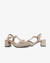 Giày Sandal Hạnh Dung Bít Mũi T Đục Lỗ Khóa Nơ HD1179AV