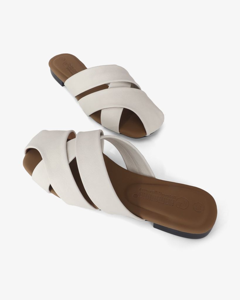 Dép Bít Mũi Hạnh Dung Quai Bản To Đan Chéo HD1180AV