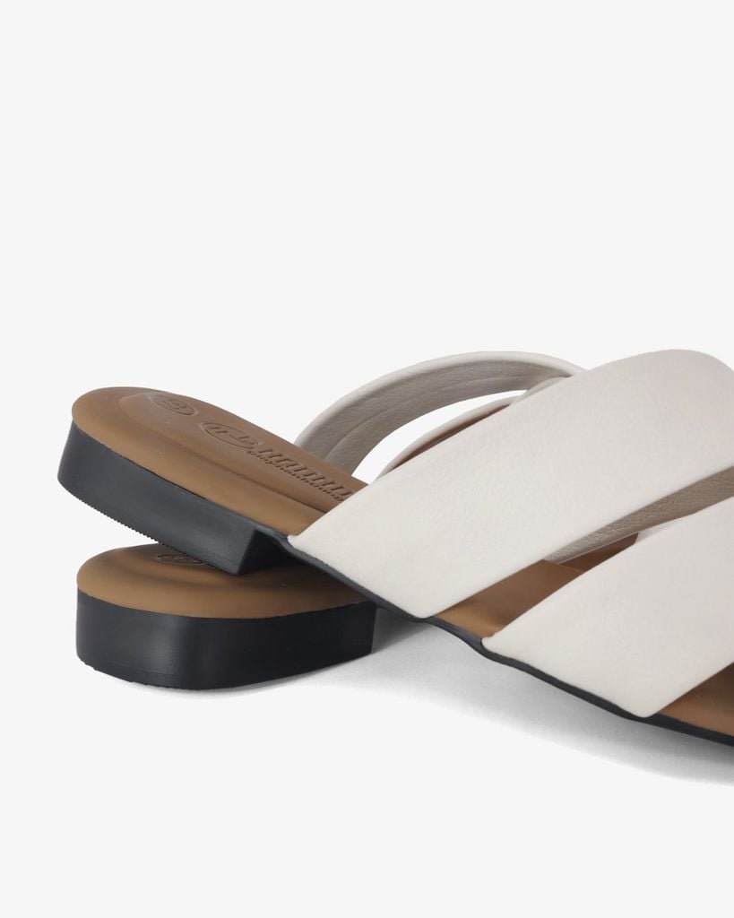 Dép Bít Mũi Hạnh Dung Quai Bản To Đan Chéo HD1180AV