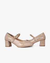 Giày Cao Gót Hạnh Dung Quai Khóa Mạ Vàng HD1188AV