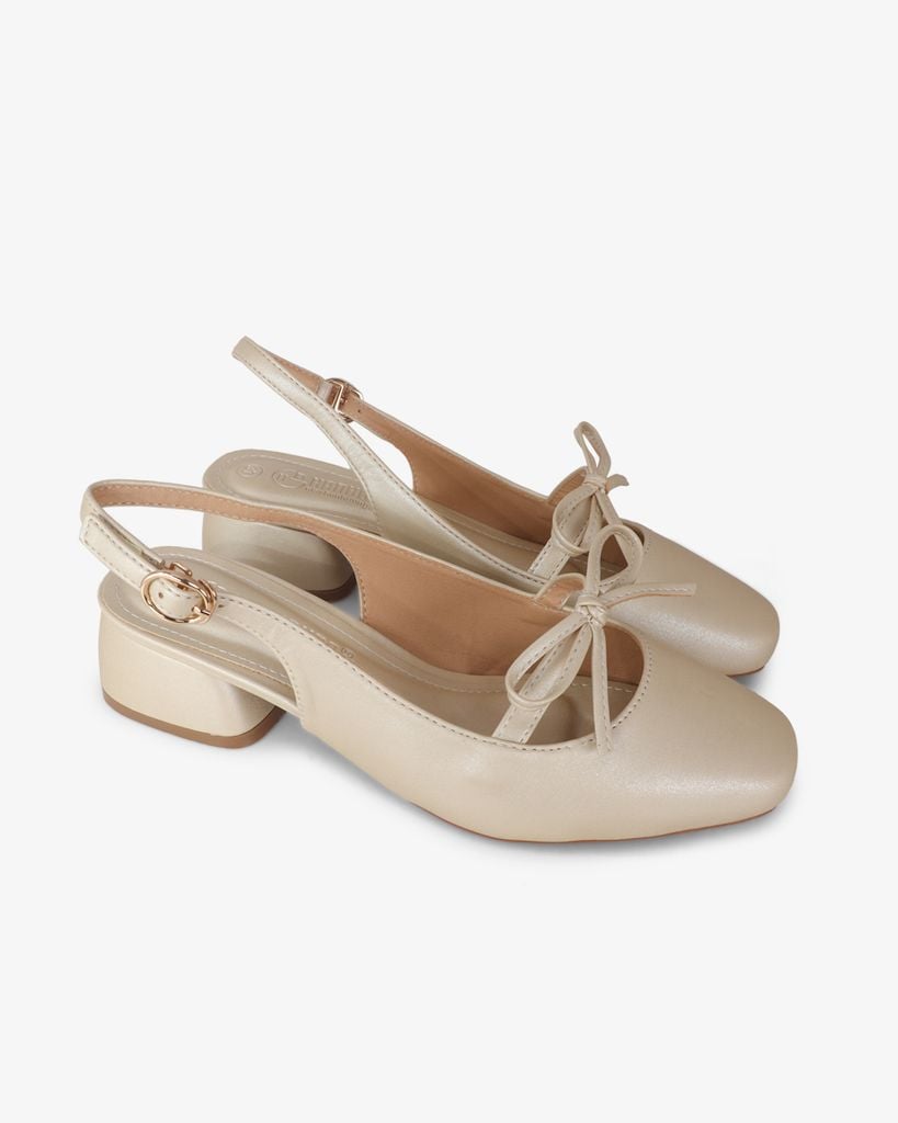 Giày Sandal Hạnh Dung Bít Mũi Dây Nơ HD1197AV