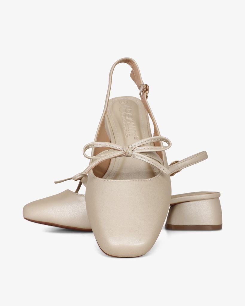 Giày Sandal Hạnh Dung Bít Mũi Dây Nơ HD1197AV