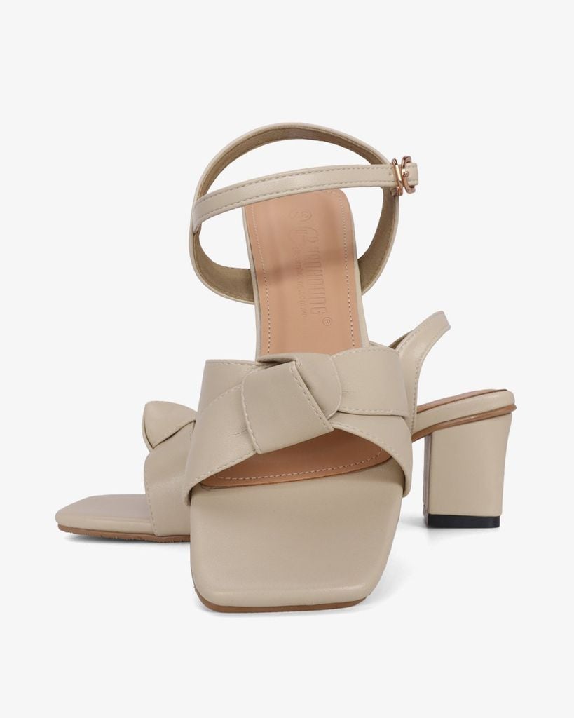 Giày Sandal Hạnh Dung Quai Bản Nơ Thắt HD1194AV