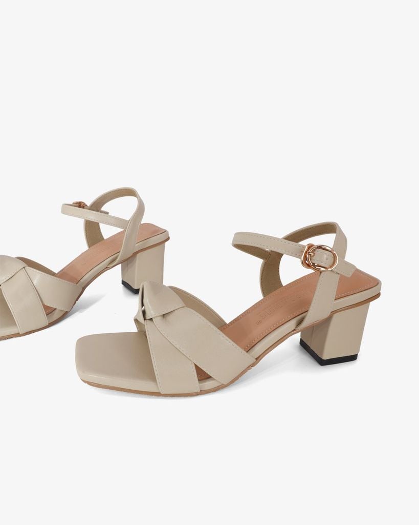 Giày Sandal Hạnh Dung Quai Bản Nơ Thắt HD1194AV
