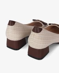 Giày Cao Gót Hạnh Dung Quai Nơ Khóa HD1195AV