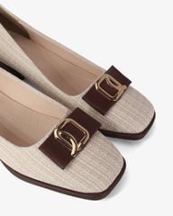 Giày Cao Gót Hạnh Dung Quai Nơ Khóa HD1195AV