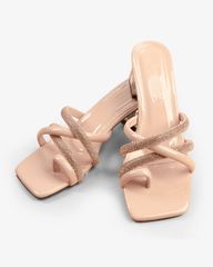 Dép Cao Gót Hạnh Dung Xỏ Ngón Gót Mica HD12264AM