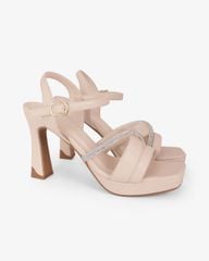 Sandal Hạnh Dung Cao Gót Quai Chéo N HD12299AM