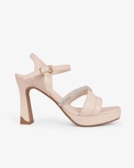 Sandal Hạnh Dung Cao Gót Quai Chéo N HD12299AM