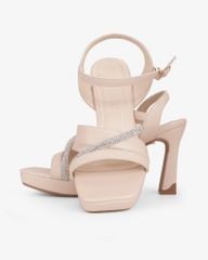 Sandal Hạnh Dung Cao Gót Quai Chéo N HD12299AM