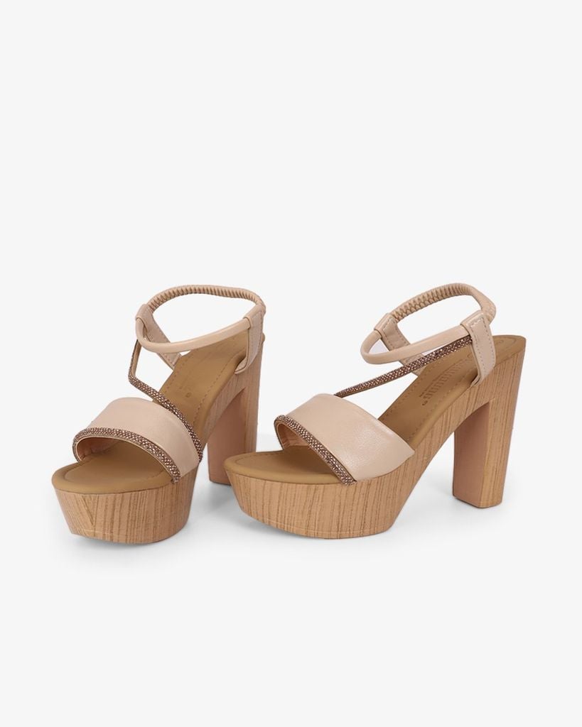 Sandal Hạnh Dung Quai Ngang Xoàn Chéo HD12300AM