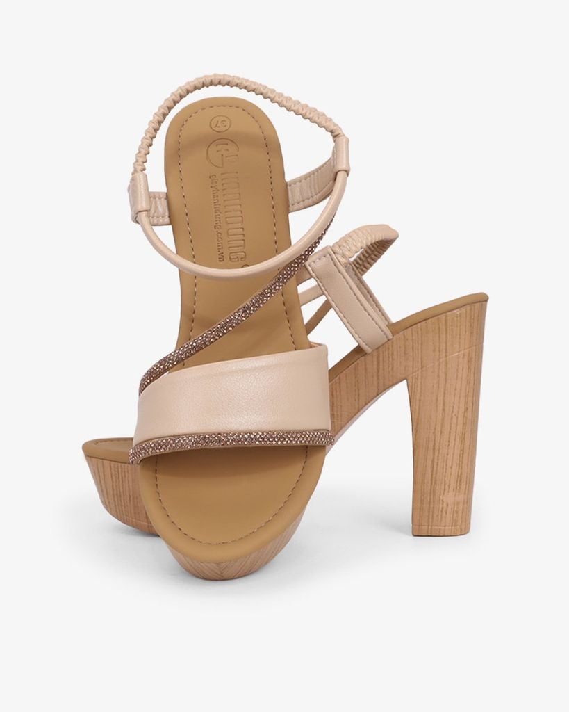 Sandal Hạnh Dung Quai Ngang Xoàn Chéo HD12300AM