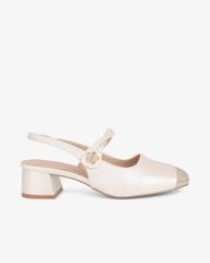 Giày Sandal Hạnh Dung Two Toned Kim Tuyến HD1501CH