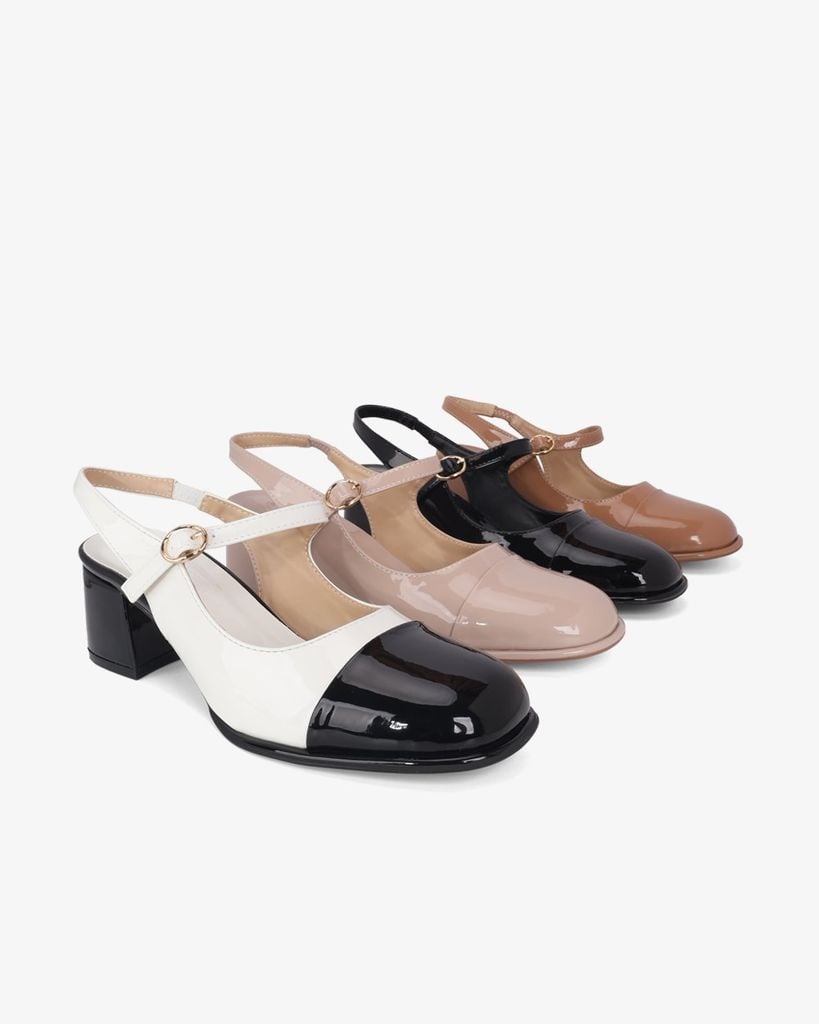 Giày Sandal Hạnh Dung Mũi Tròn HD1503CH