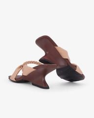 Dép Đế Xuồng Hạnh Dung Xỏ Ngón Quai Đan HD1507CH