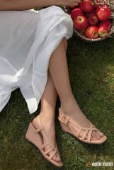 Sandal Đế Xuồng Hạnh Dung Quai Chéo Đan Dây HD1508CH