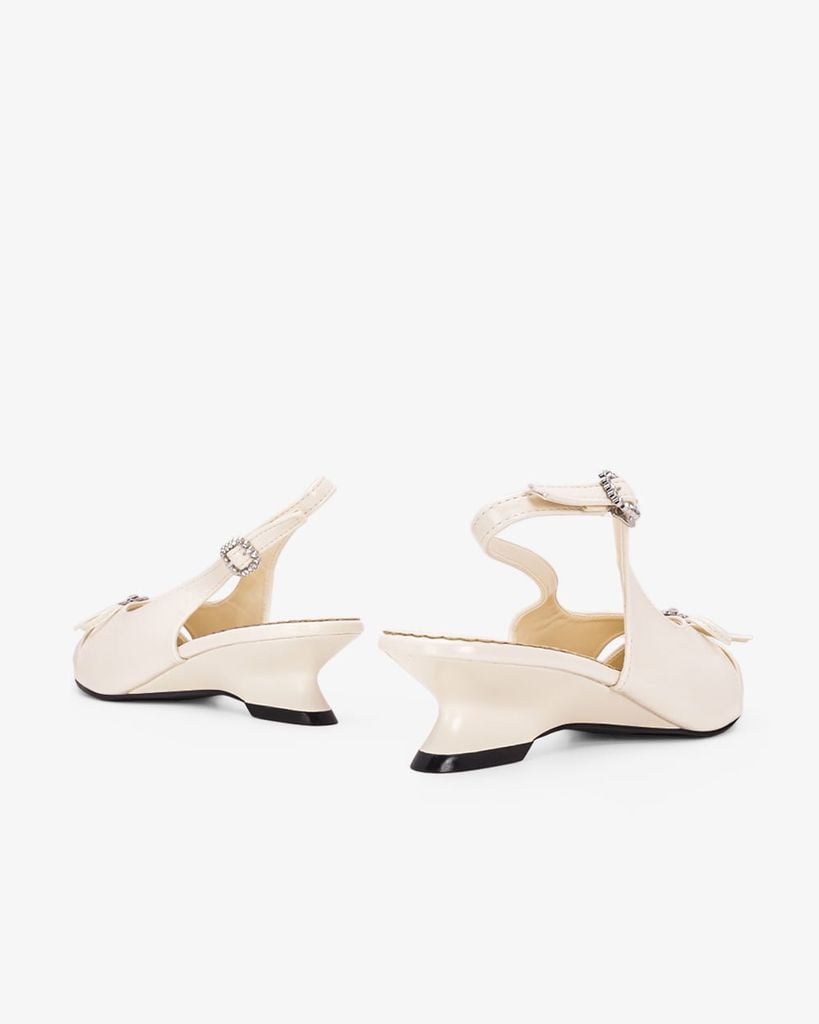 Sandal Cao Gót Nơ Đính Hạt HD1704AI