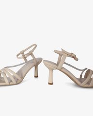 Sandal Cao Gót Hạnh Dung Nhiều Dây Mảnh Gót Nhọn HD27305BI