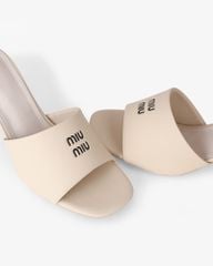 Dép Cao Gót Hạnh Dung Quai Ngang Chữ HD27322BI