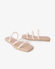 Dép Xẹp Hạnh Dung Ba Quai Mảnh Thắt Nút HD27329BI