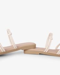 Dép Xẹp Hạnh Dung Ba Quai Mảnh Thắt Nút HD27329BI