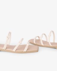 Dép Xẹp Hạnh Dung Ba Quai Mảnh Thắt Nút HD27329BI