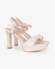 Sandal Hạnh Dung Cao Gót Quai Cổ Chân Đính Khoen HD27331BI