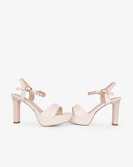 Sandal Hạnh Dung Cao Gót Quai Cổ Chân Đính Khoen HD27331BI
