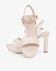 Sandal Hạnh Dung Cao Gót Quai Cổ Chân Đính Khoen HD27331BI