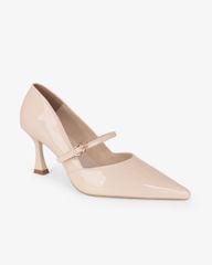 Giày Cao Gót Hạnh Dung Mũi Nhọn Vạt Bầu HD27335BI