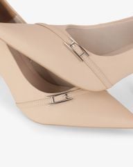 Giày Cao Gót Hạnh Dung Quai Chéo Khóa HD27336BI