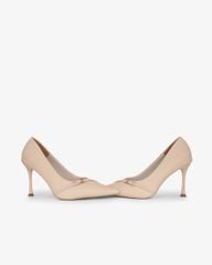 Giày Cao Gót Hạnh Dung Quai Chéo Khóa HD27336BI