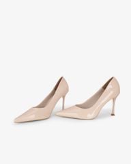 Giày Cao Gót Hạnh Dung Da Bóng Mũi Nhọn HD27337BI