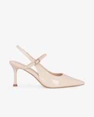 Giày Sandal Cao Gót Hạnh Dung Quai Hậu Mảnh HD27338BI