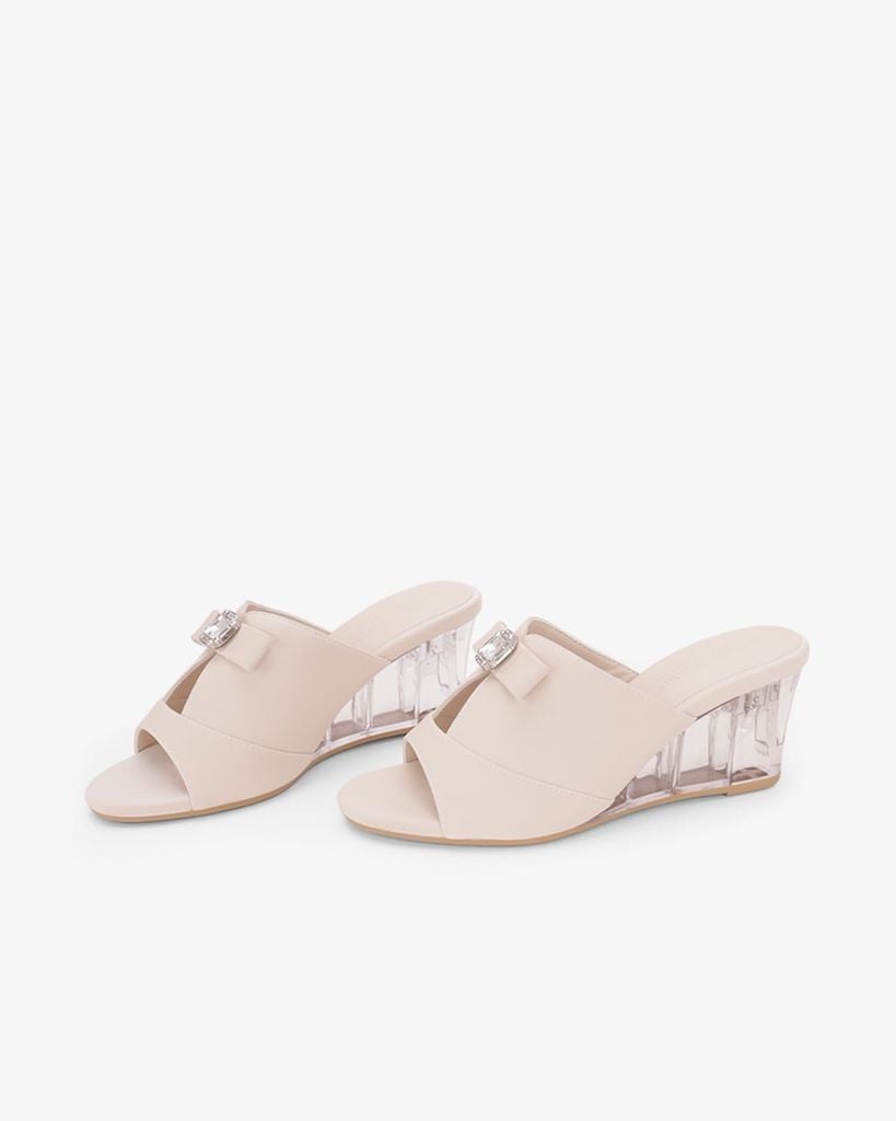 Dép Đế Xuồng Hạnh Dung Quai Bản Lớn Xoàn HD27343BI