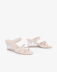 Dép Đế Xuồng Hạnh Dung Quai Chéo Dây Xoàn HD27344BI