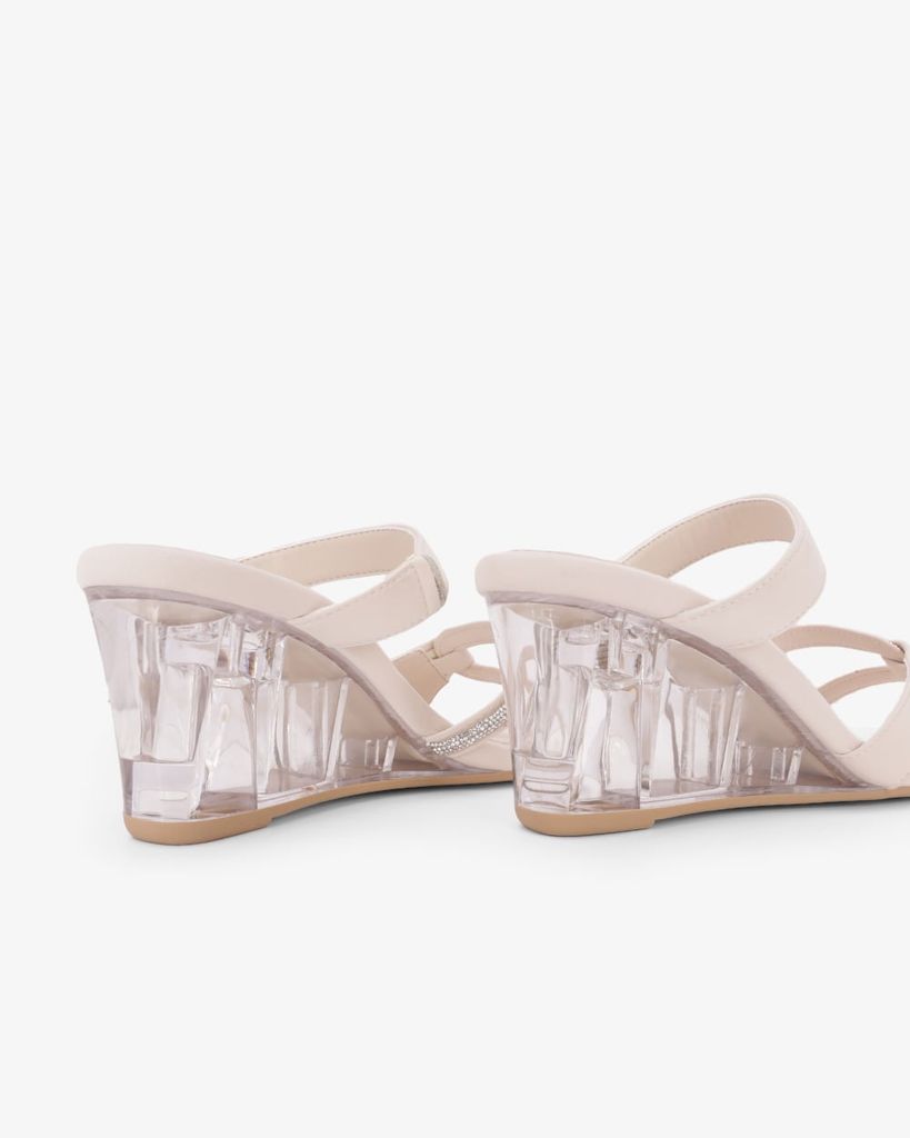 Dép Đế Xuồng Hạnh Dung Quai Chéo Dây Xoàn HD27344BI