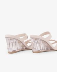 Dép Đế Xuồng Hạnh Dung Quai Chéo Dây Xoàn HD27344BI