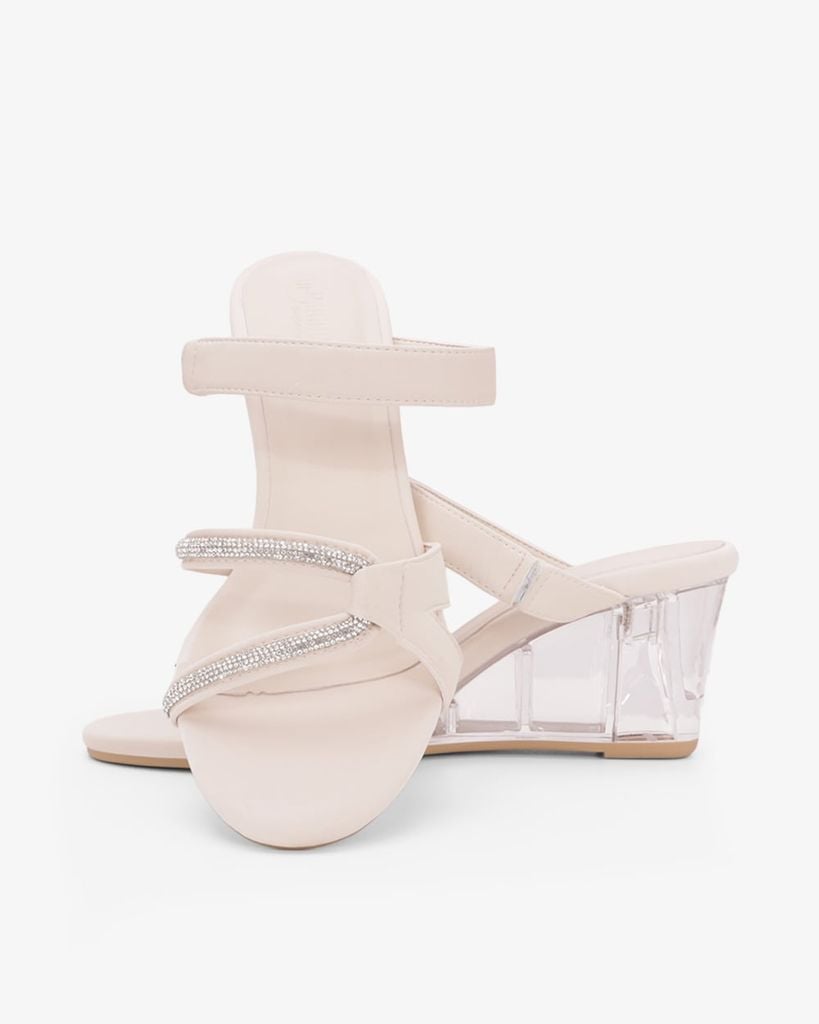 Dép Đế Xuồng Hạnh Dung Quai Chéo Dây Xoàn HD27344BI