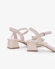 Sandal Hạnh Dung Cao Gót Quai Nơ To  HD27345BI
