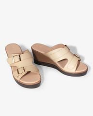 Dép Đế Xuồng Hạnh Dung Quai Bản Khóa Nịt HD29169AY