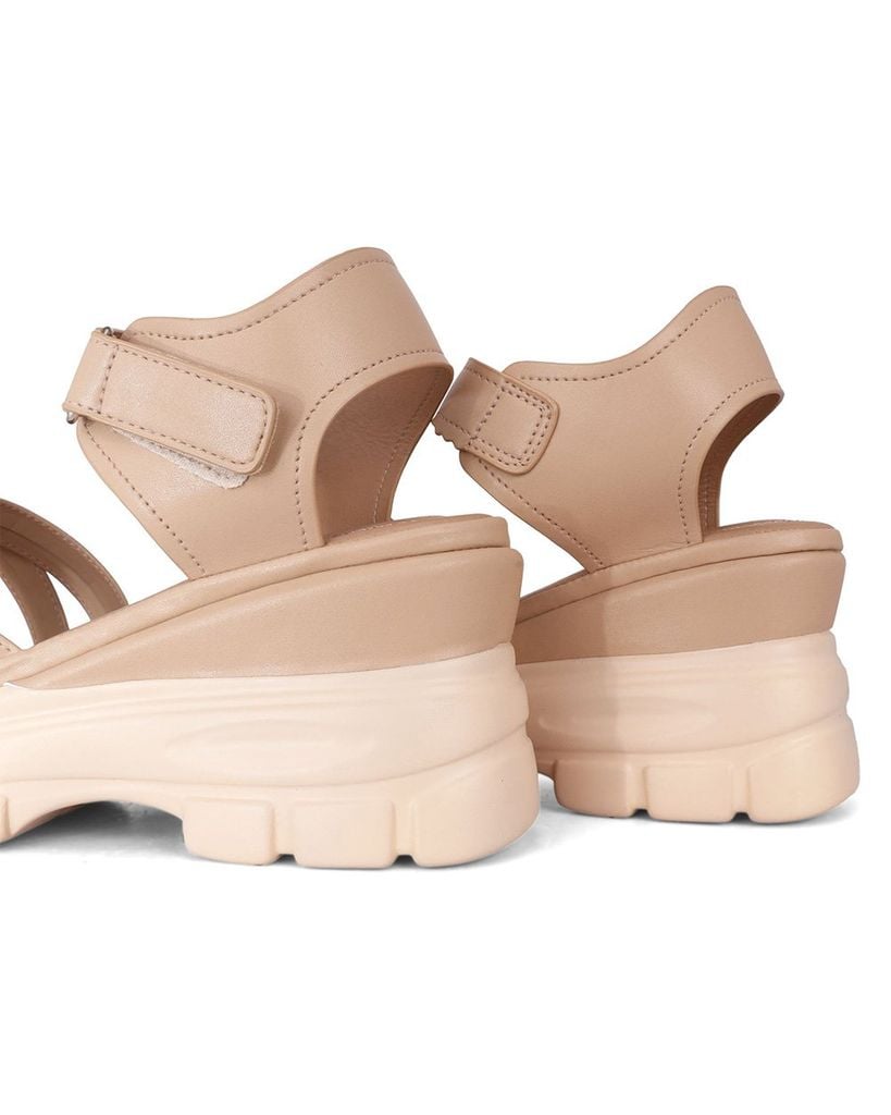 Sandal Đế Xuồng Hạnh Dung Quai Dây Ngang Hậu Dán HD29176AY