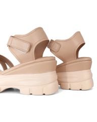 Sandal Đế Xuồng Hạnh Dung Quai Dây Ngang Hậu Dán HD29176AY